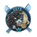 Emblema 3D do tigre de esmalte duro para lembrança